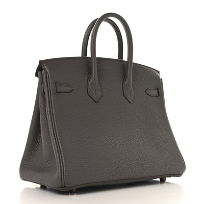 Hermes Togo Birkin 25 Etain 4 of 23
