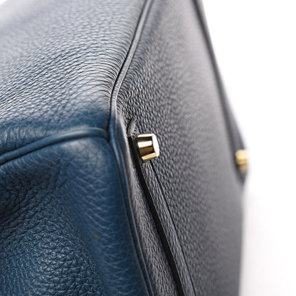 Hermes Togo Birkin 35 Bleu De Prusse 27 of 31