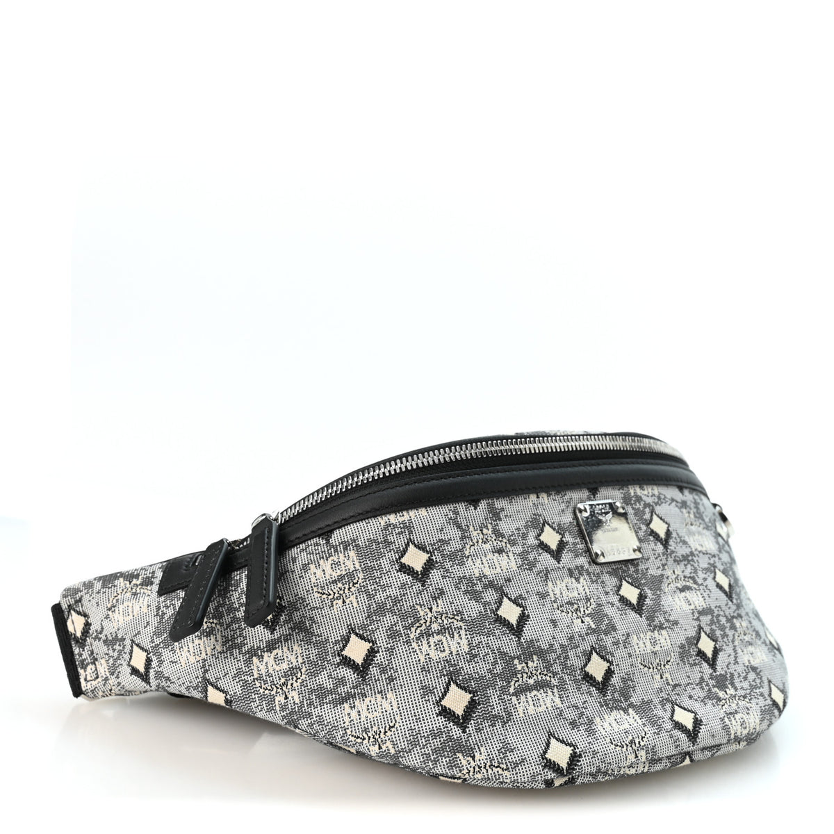 Jacquard Medium Fursten Belt Bag Grey