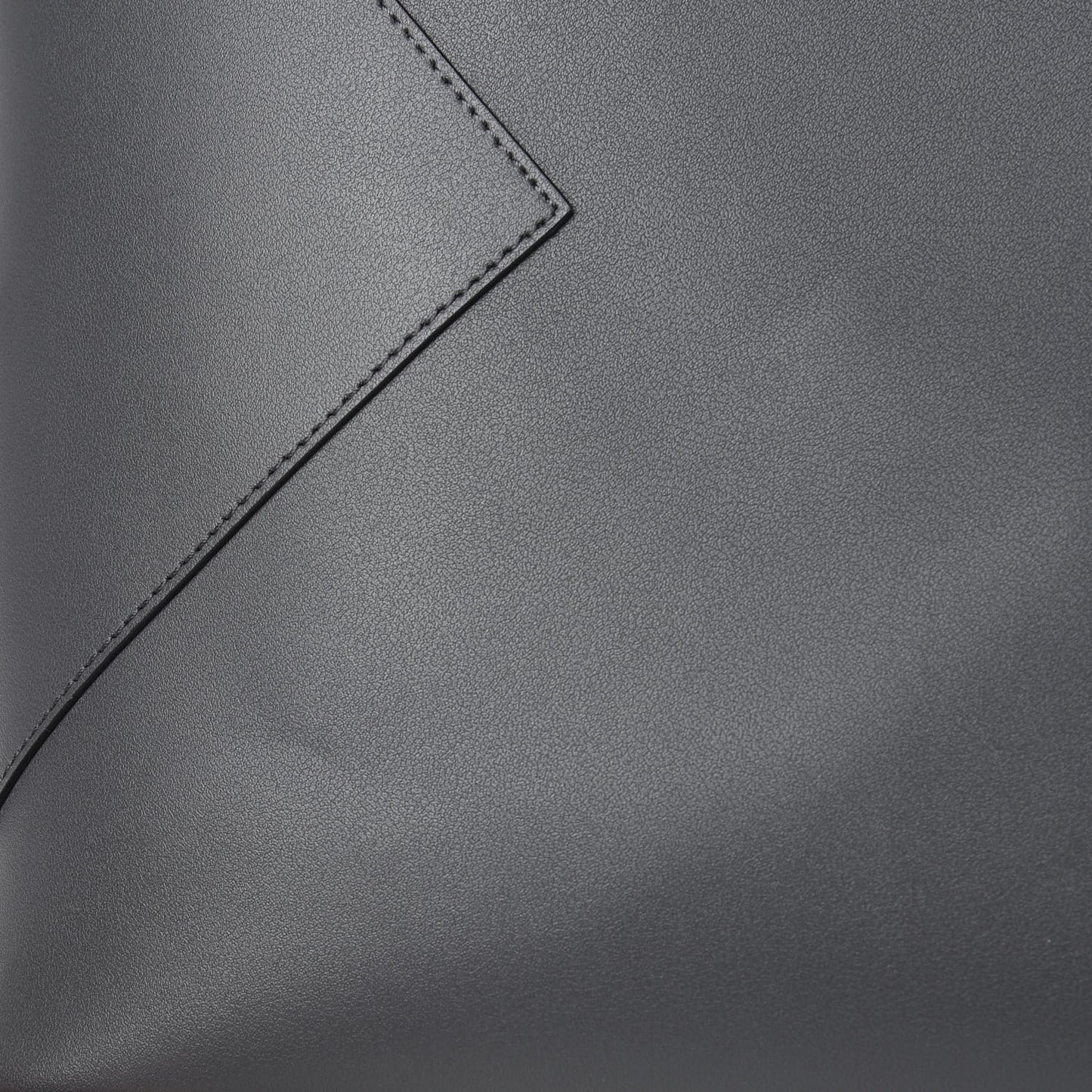Smooth Calfskin Wing Shopper Tote Grey