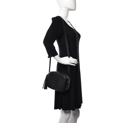 Gucci Pebbled Calfskin Small Soho Disco Bag Black 2 of 10