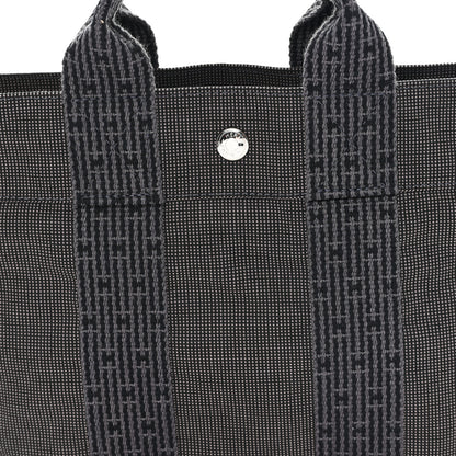Hermes Canvas Herline PM Tote Grey 6 of 8