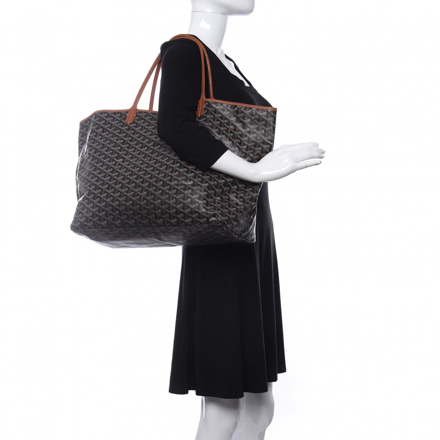 Goyardine Saint Louis GM Black Gold