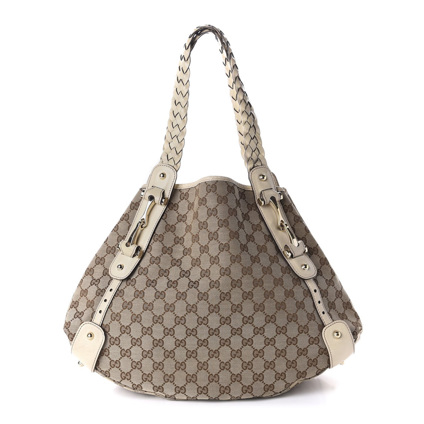 Monogram Medium Pelham Shoulder Bag Off White