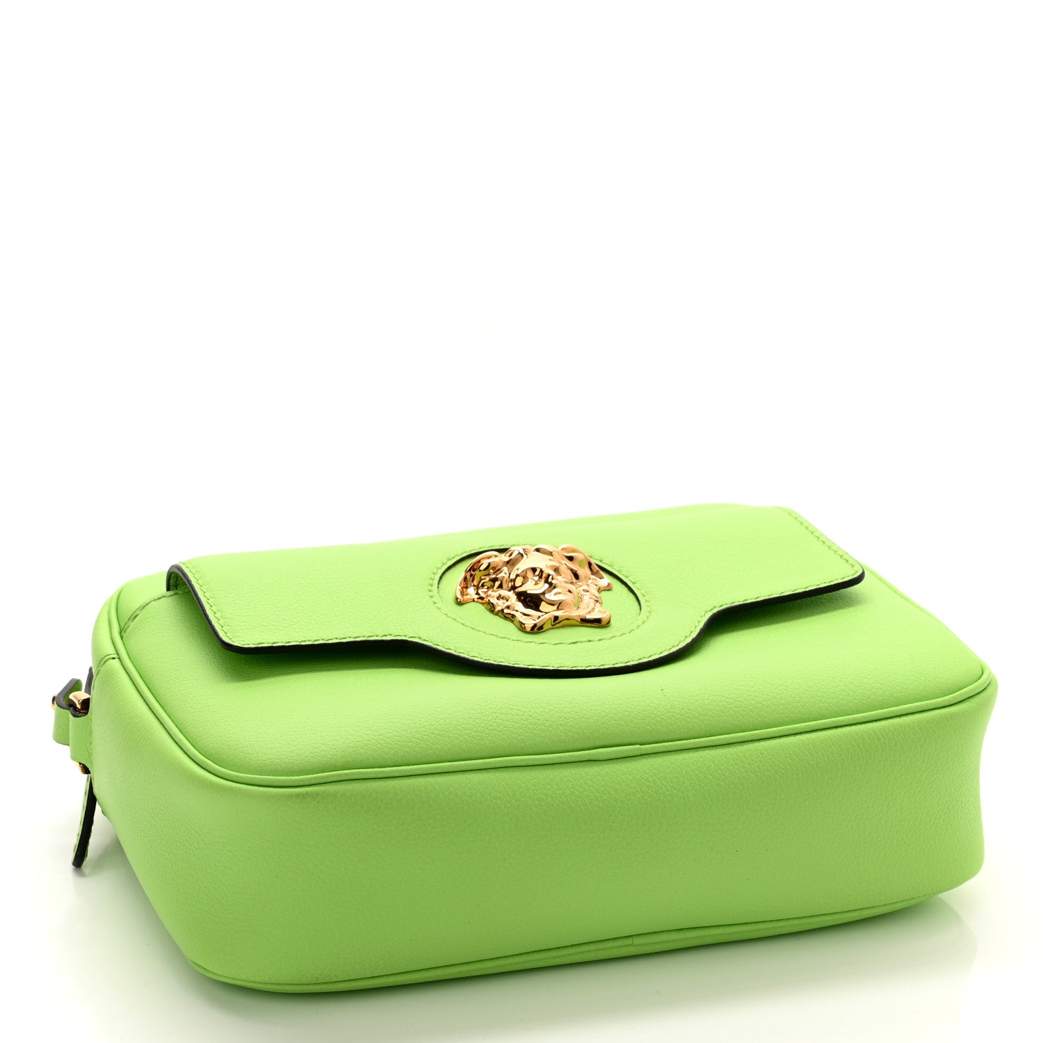 Versace Grained Calfskin Medusa Camera Bag Green 4 of 9