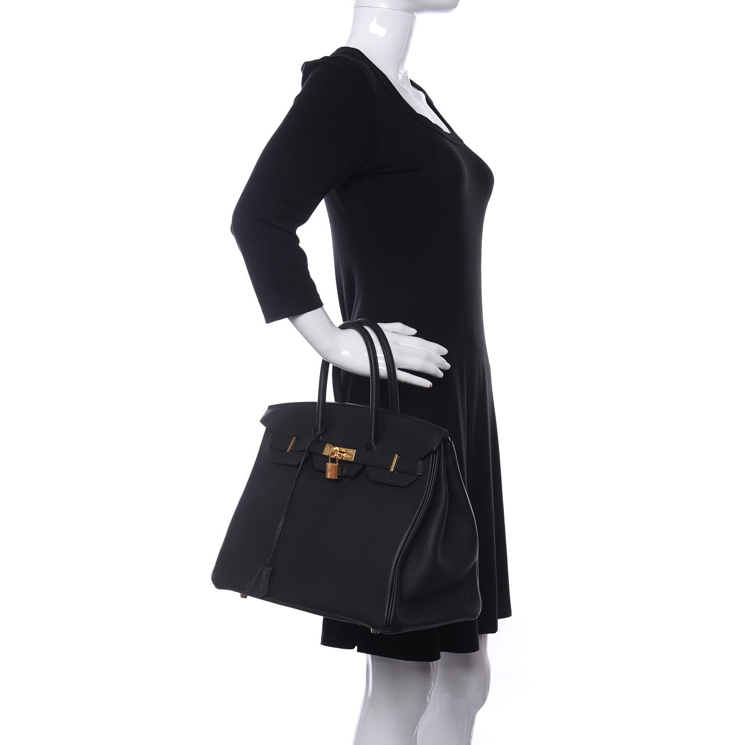 Hermes Togo Birkin 35 Black 2 of 10