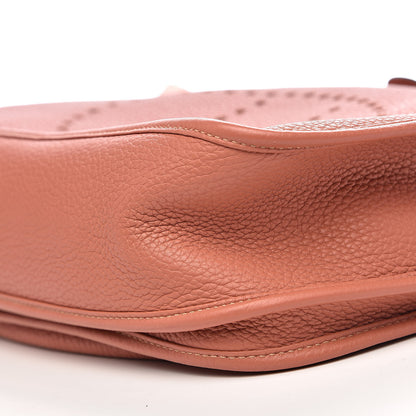 Hermes Taurillon Clemence Amazone Evelyne III GM Crevette 10 of 11
