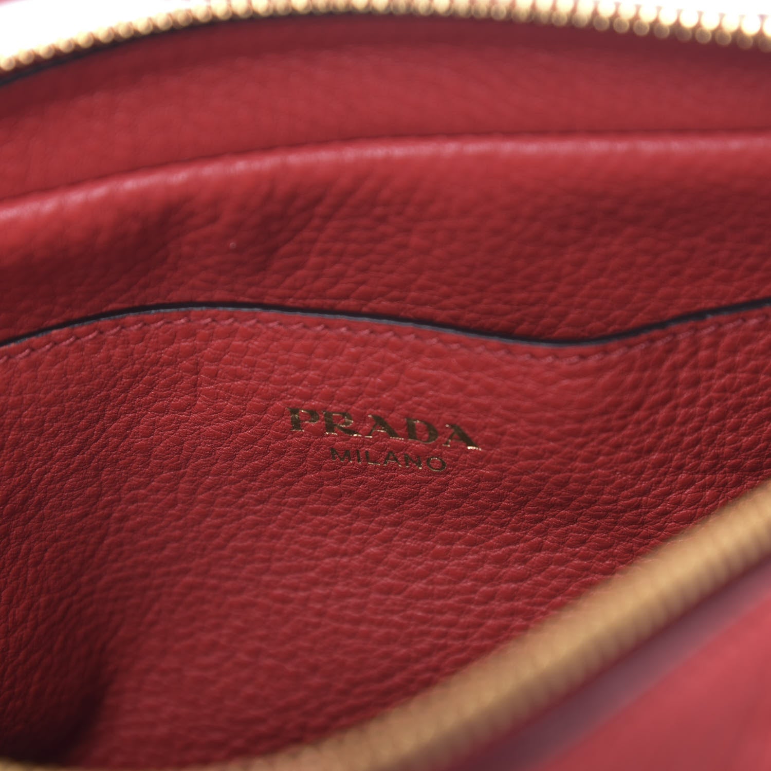 Prada Vitello Phenix Flap Crossbody Rosso 8 of 9