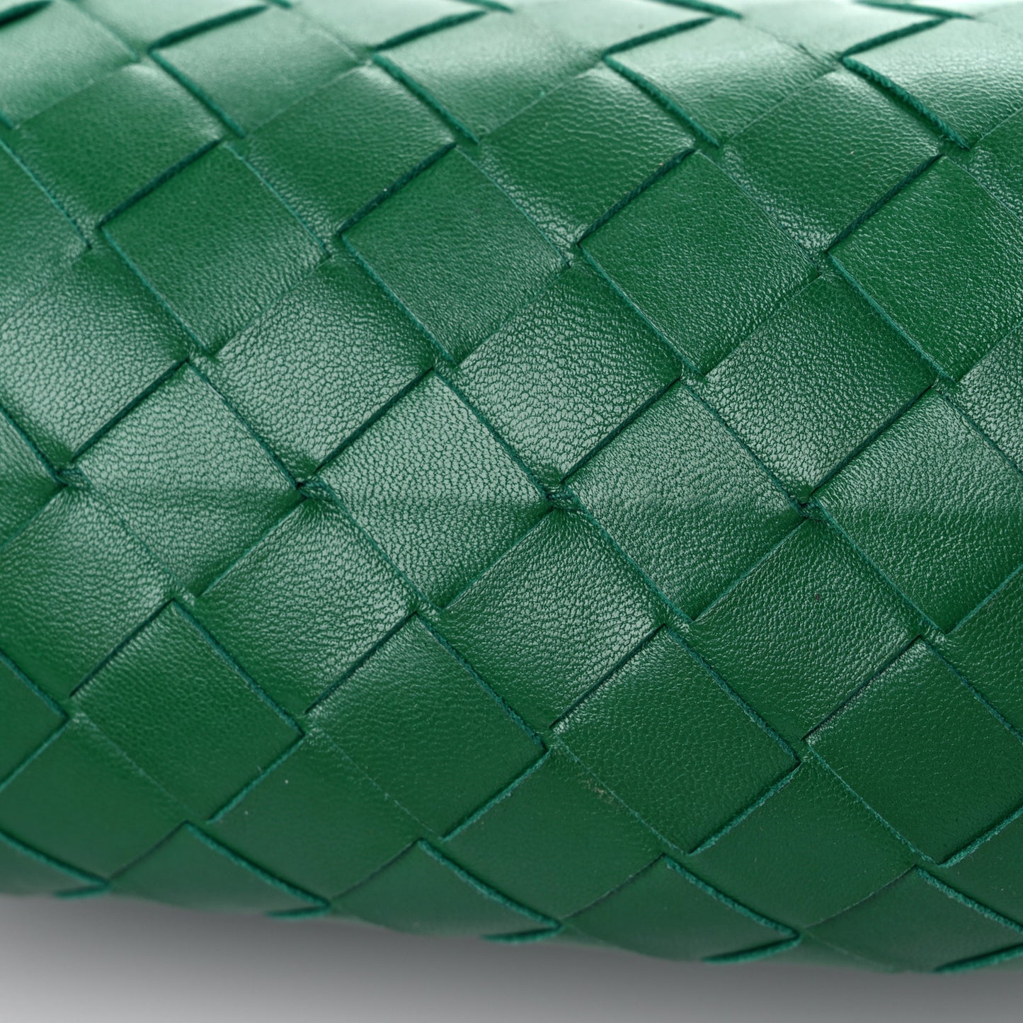 Nappa Intrecciato The Mini Pouch Racing Green