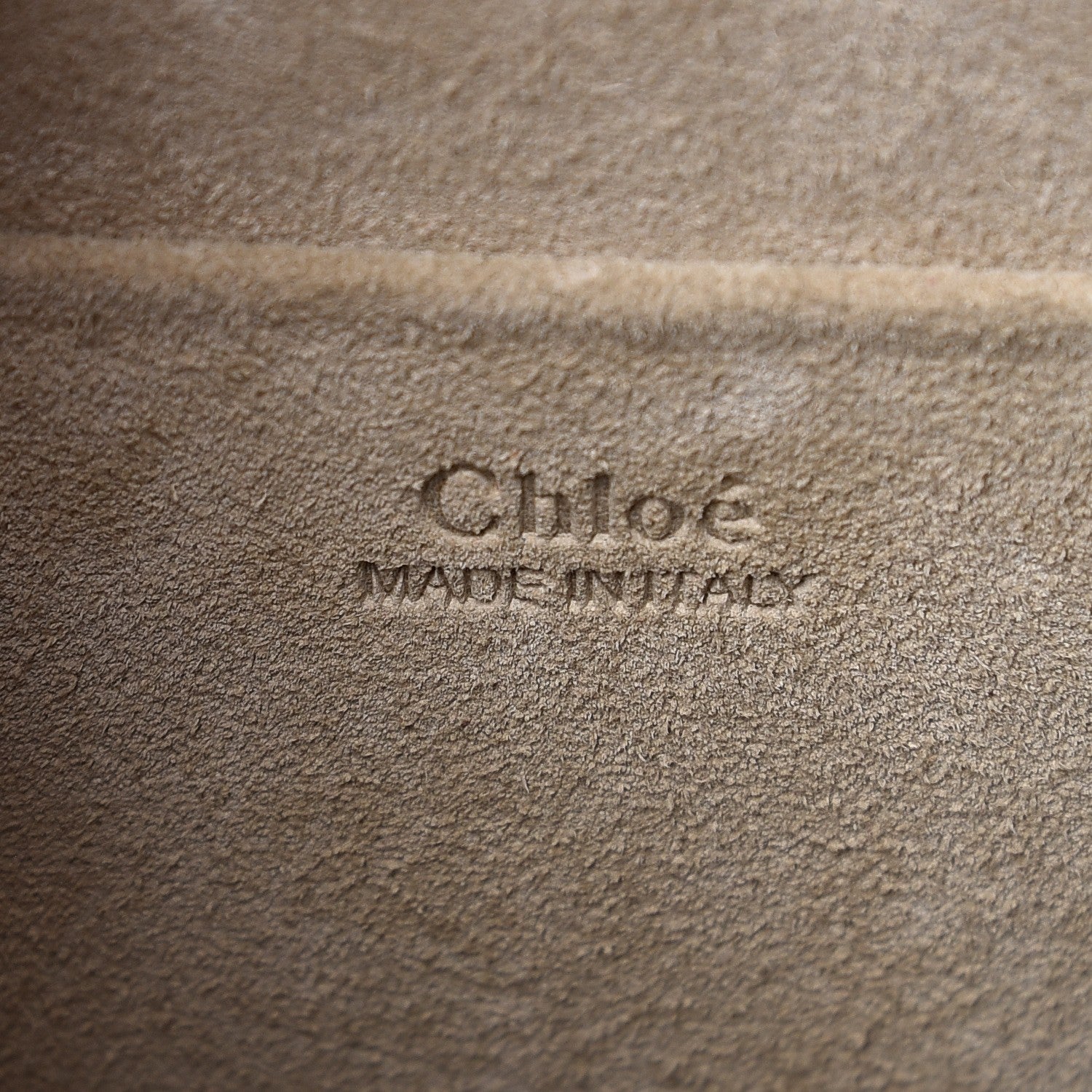 Chloe Calfskin Suede Medium Nile Bracelet Bag Caramel 6 of 7