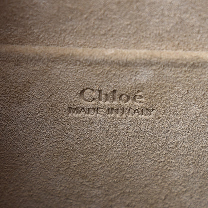 Chloe Calfskin Suede Medium Nile Bracelet Bag Caramel 6 of 7