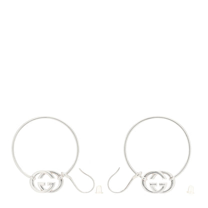 Gucci Sterling Silver Britt Hoop Earrings 3 of 6