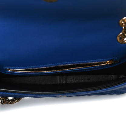 Balenciaga Calfskin Logo Matelasse M BB Round Shoulder Bag Royal Bleu 4 of 8