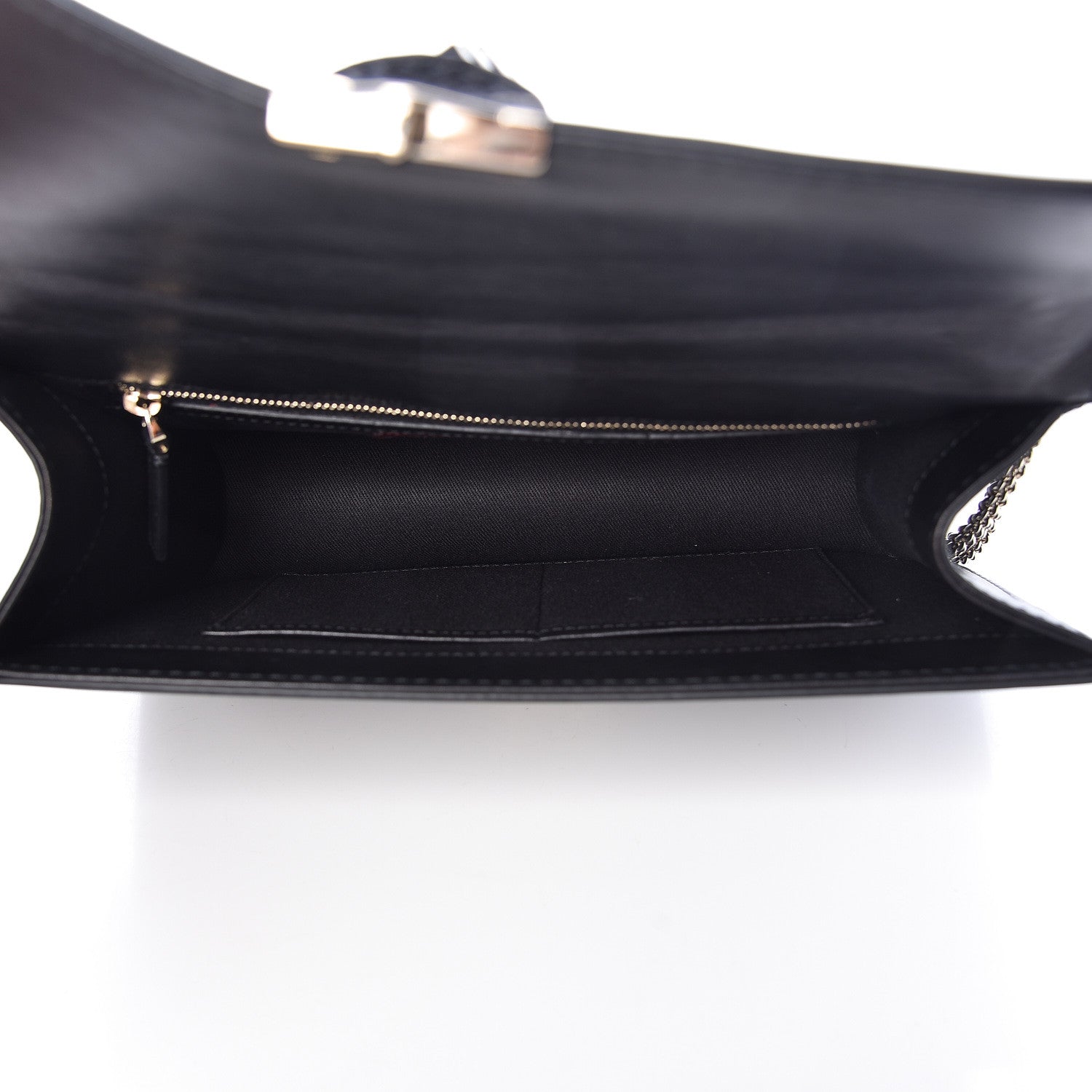 Valentino Garavani Vitello Large Glam Lock Rockstud Flap Black 5 of 10