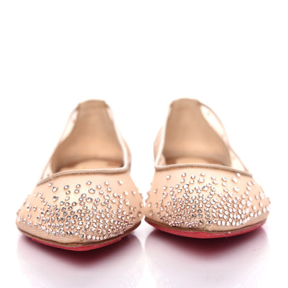 Christian Louboutin Crystal Strass Follies Flats 36 Crystal 2 of 10