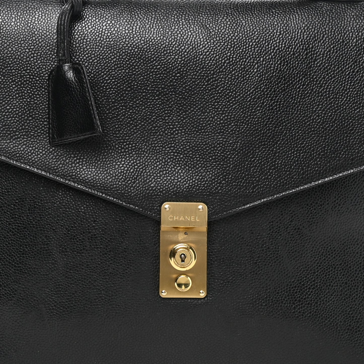 Caviar Briefcase Laptop Bag Black