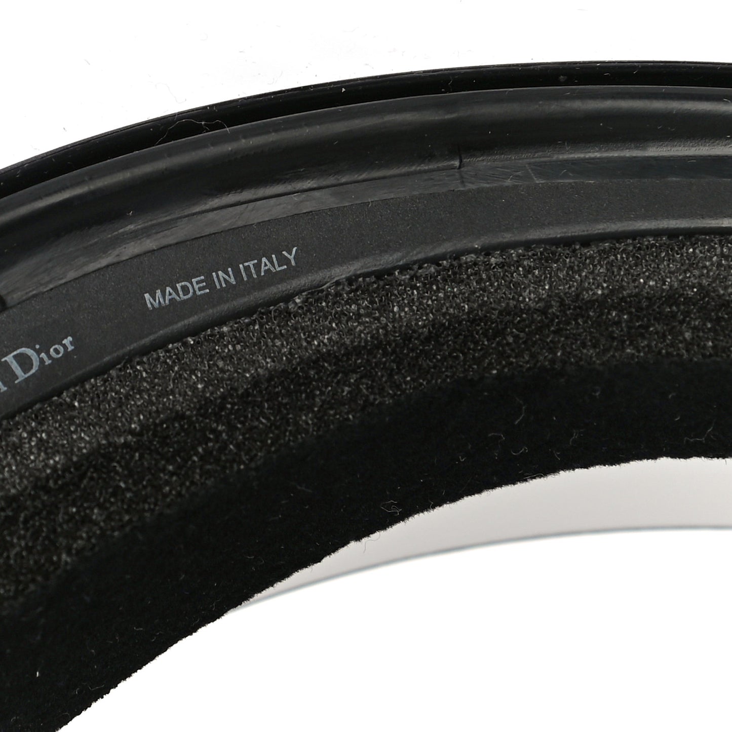 Mirrored DiorClub1 Sun Visor Black