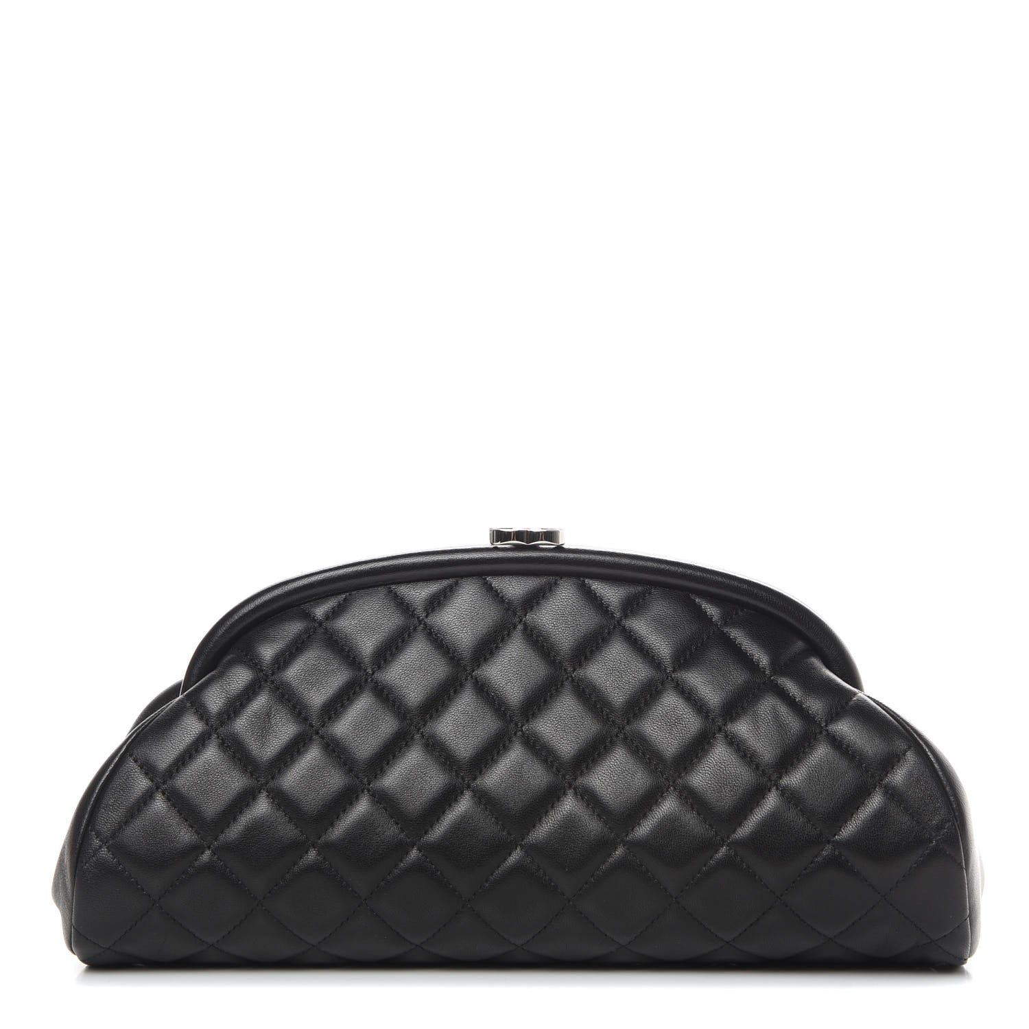 Chanel Lambskin Quilted Timeless Clutch Black 1 of 8