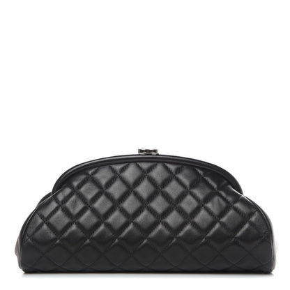 Chanel Lambskin Quilted Timeless Clutch Black 1 of 8