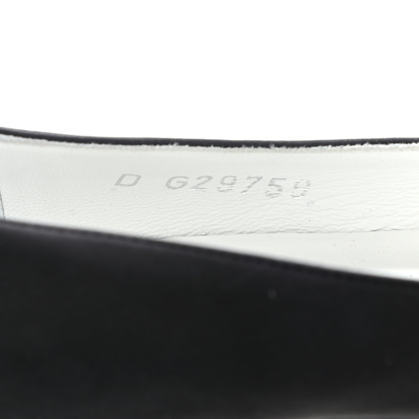 Nubuck Cap Toe Ballerina Flats 35 Black