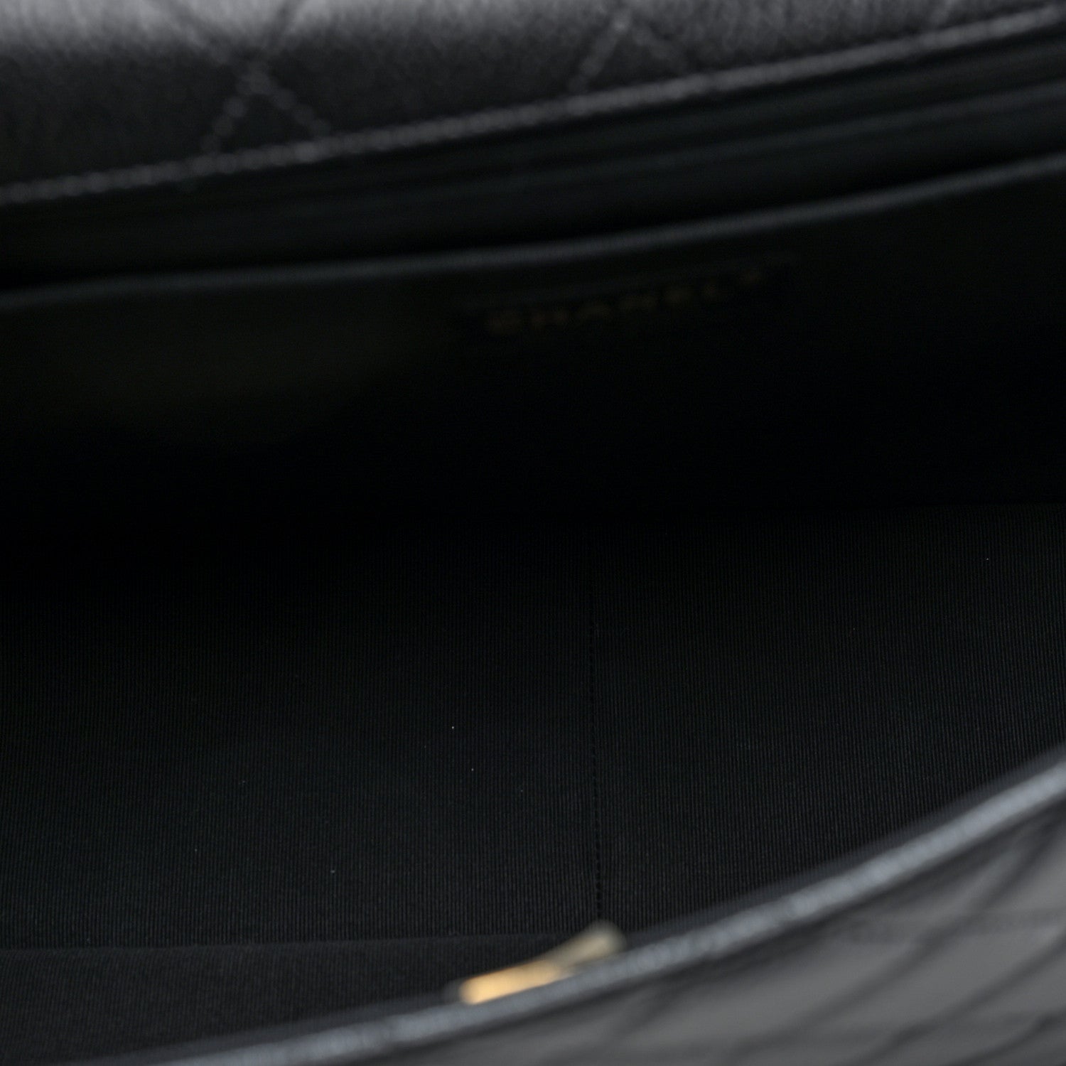 Chanel Grained Calfskin Quilted XXL Travel Flap Bag Black 5 of 10