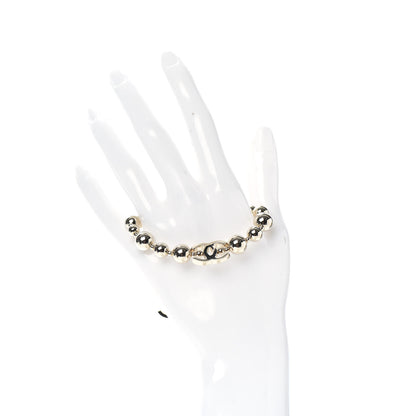 Chanel Metal Beaded CC Bracelet Gold 2 of 4