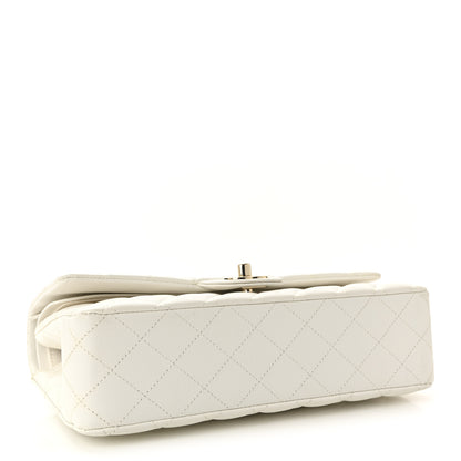 Chanel Caviar Quilted Medium Double Flap White 4 of 11
