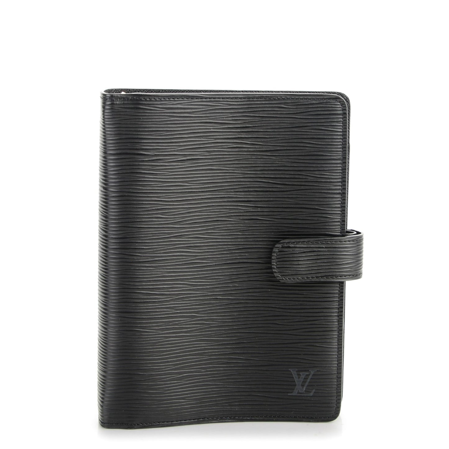 Epi Medium Ring Agenda Cover Black