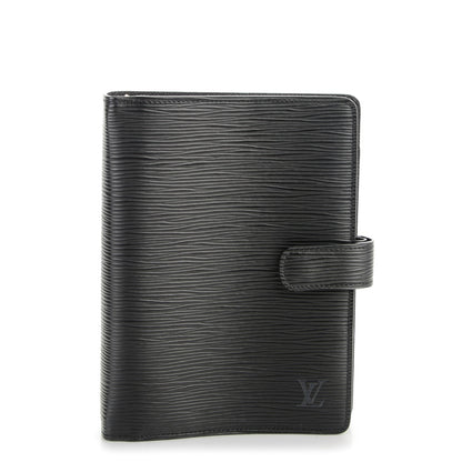 Louis Vuitton Epi Medium Ring Agenda Cover Black 1 of 7