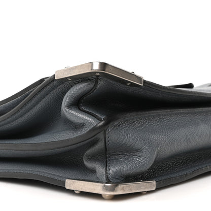 Prada Glace Calf Soft Cahier Bag Marine Astrale 8 of 9