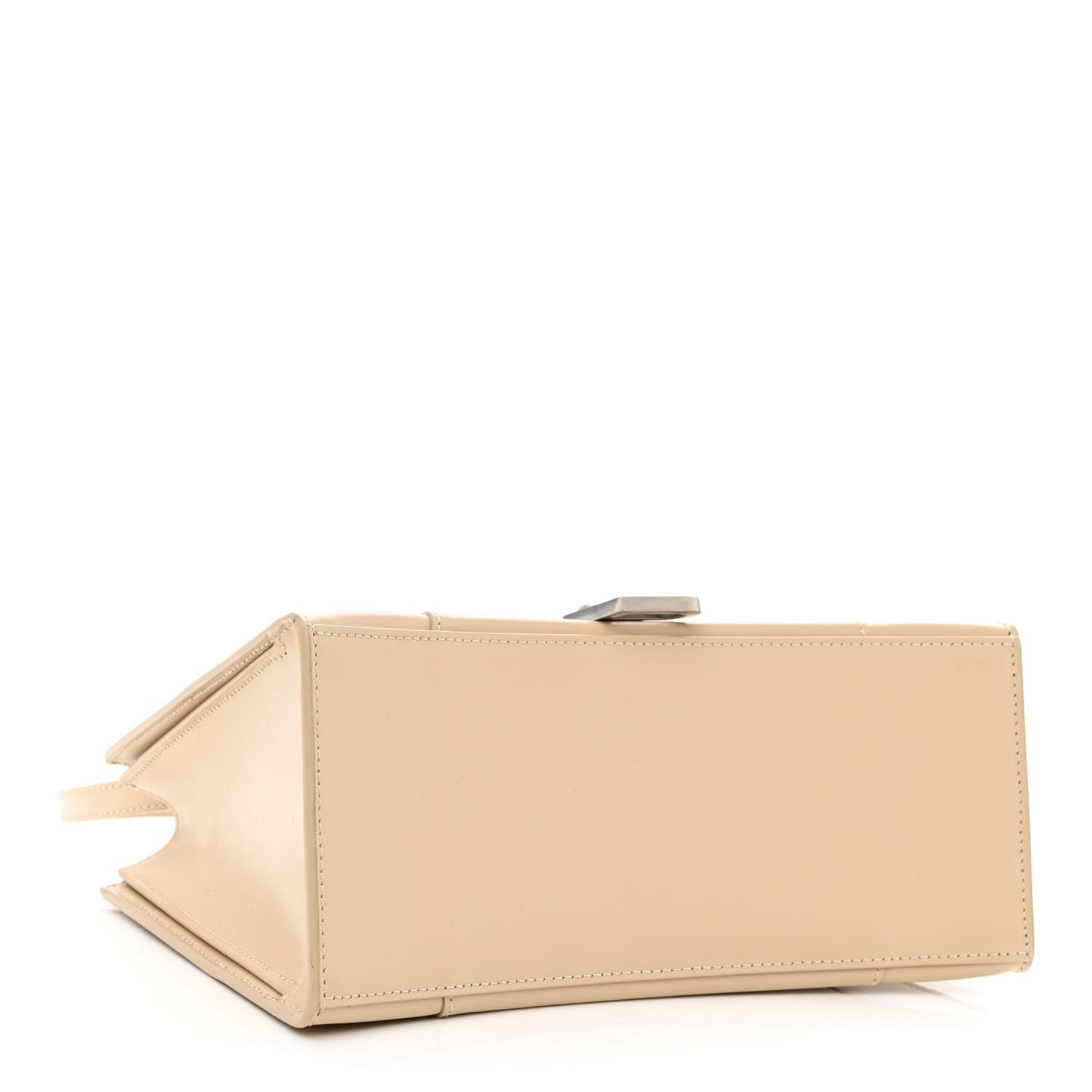 Smooth Calfskin XS Hourglass East West Tote Light Beige