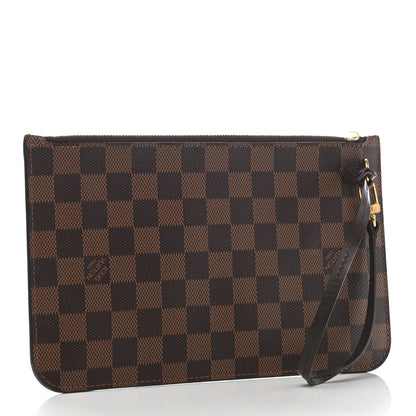 Louis Vuitton Damier Ebene Neverfull MM GM Pochette 3 of 7