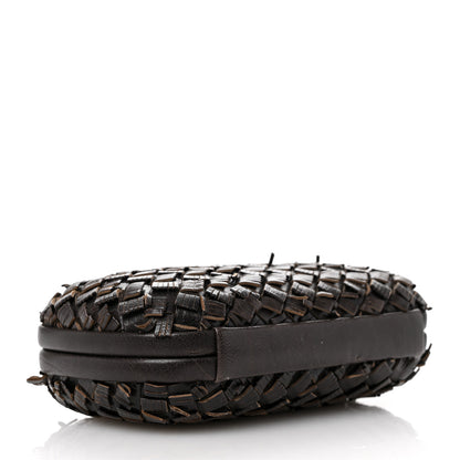 Bottega Veneta Nappa Fringe Intrecciato Knot Clutch Moro 4 of 6