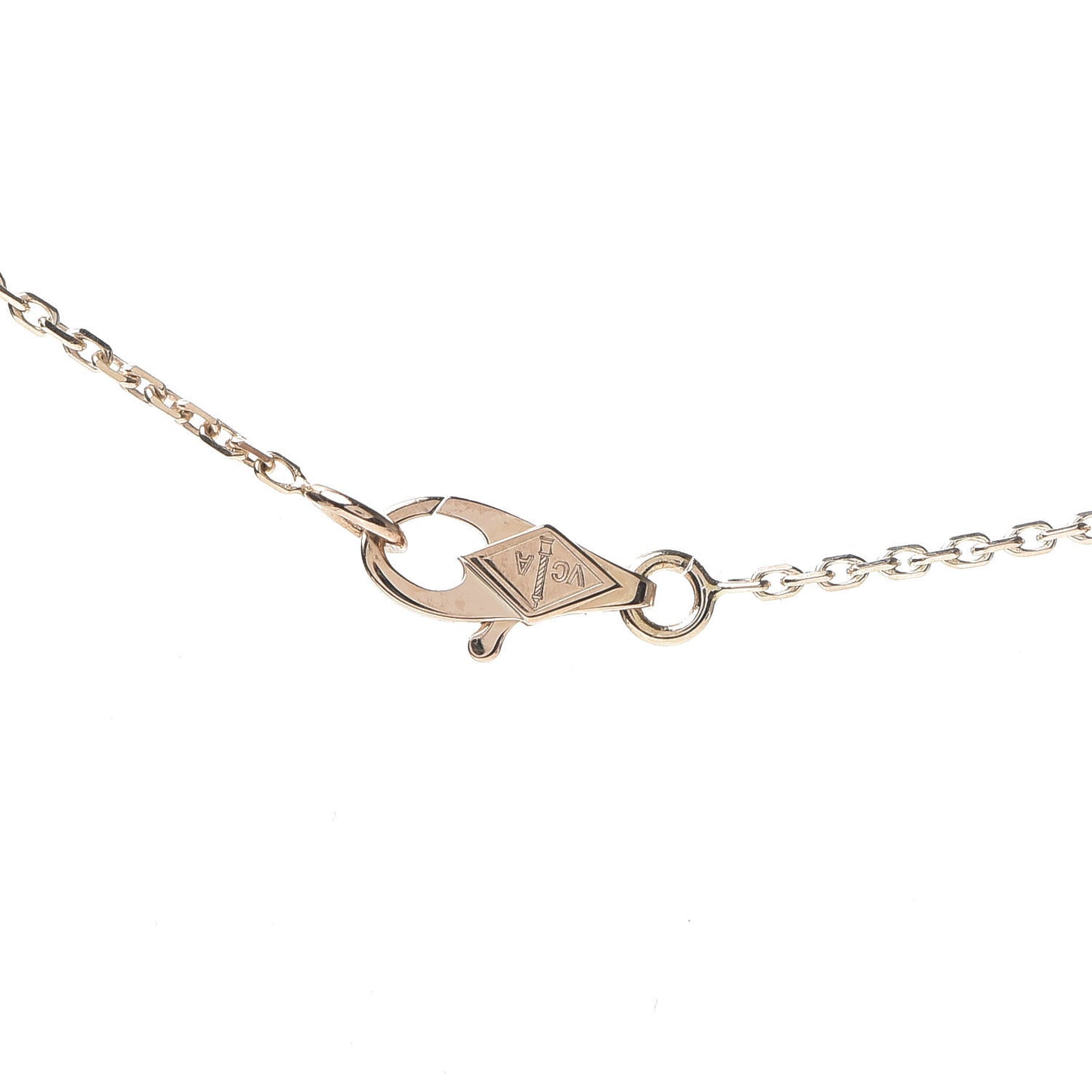 18K Rose Gold Sweet Alhambra Pendant Necklace