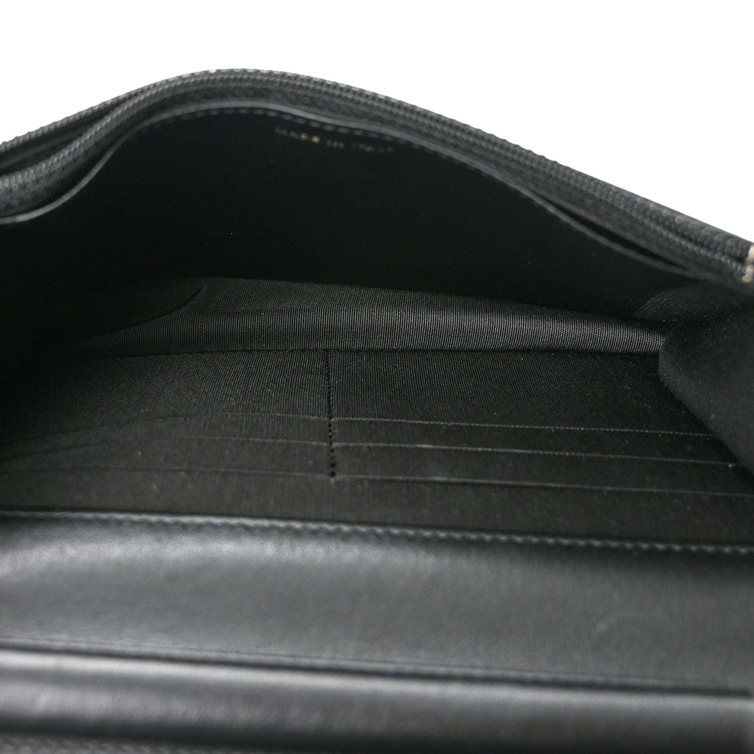 Chanel Caviar Quilted Boy Wallet On Chain WOC Black 5 of 11