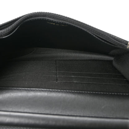 Chanel Caviar Quilted Boy Wallet On Chain WOC Black 5 of 11
