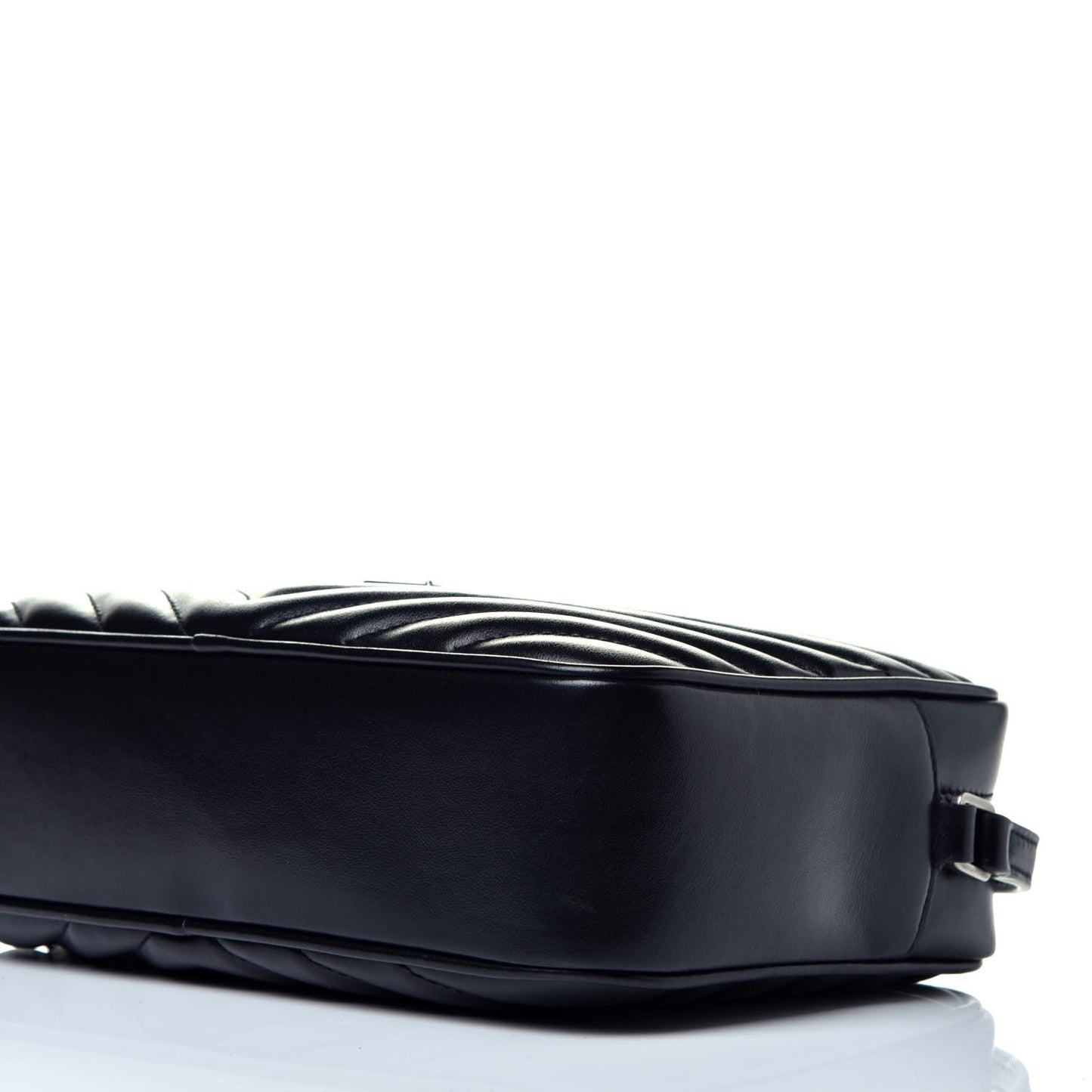 Calfskin Matelasse Monogram Lou Camera Bag Black