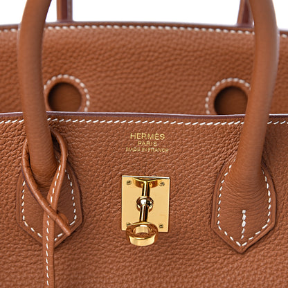 Hermes Togo Birkin 25 Gold 27 of 40