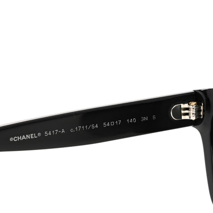 Chanel Acetate Square Sunglasses 5417-A Black 5 of 9