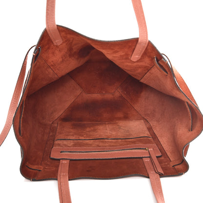 Celine Soft Grained Calfskin Small Belt Cabas Phantom Brick 5 of 16