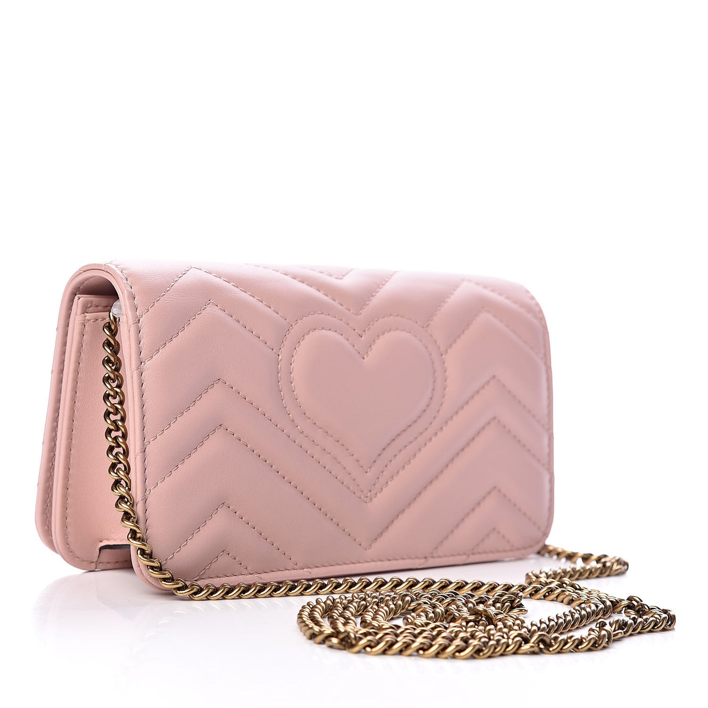 Calfskin Matelasse GG Marmont Mini Bag Perfect Pink
