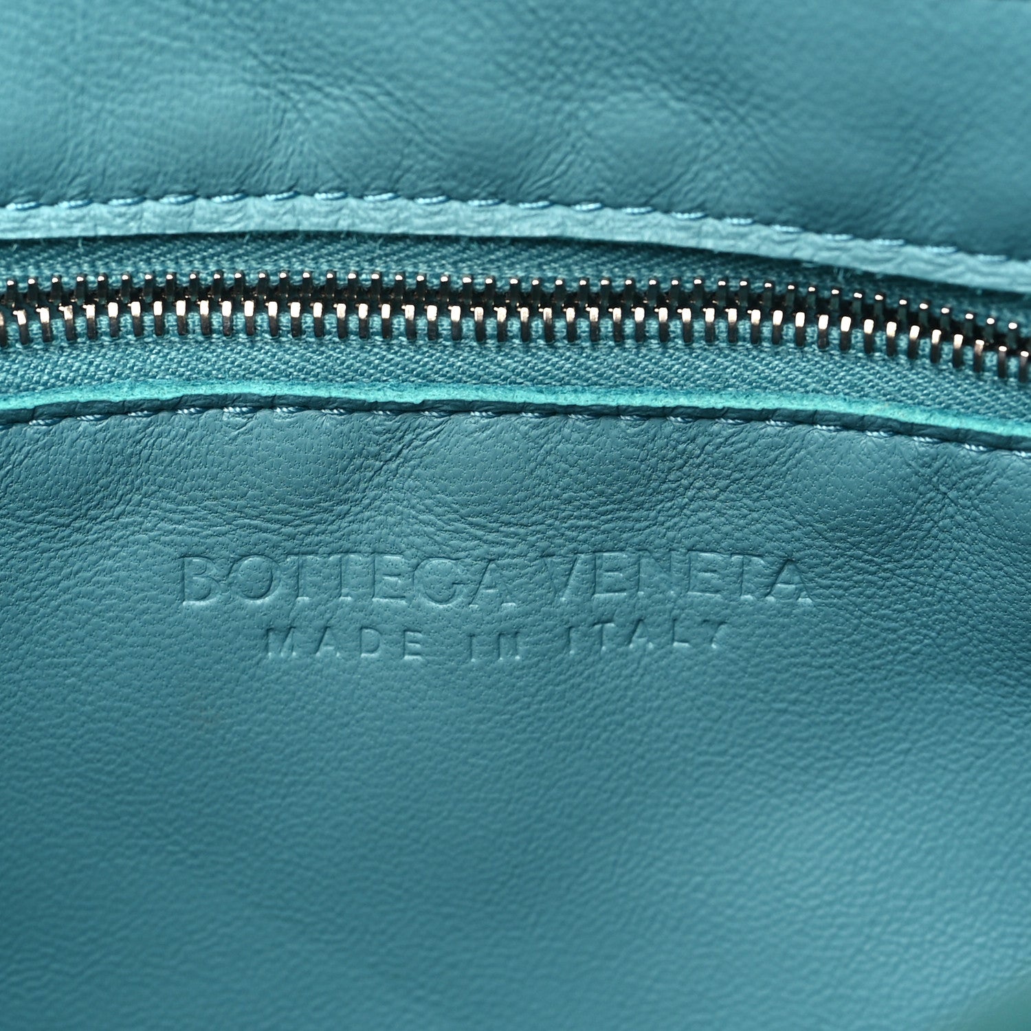Bottega Veneta Lambskin Maxi Intrecciato Small Cassette Crossbody Bag Mermaid 6 of 11