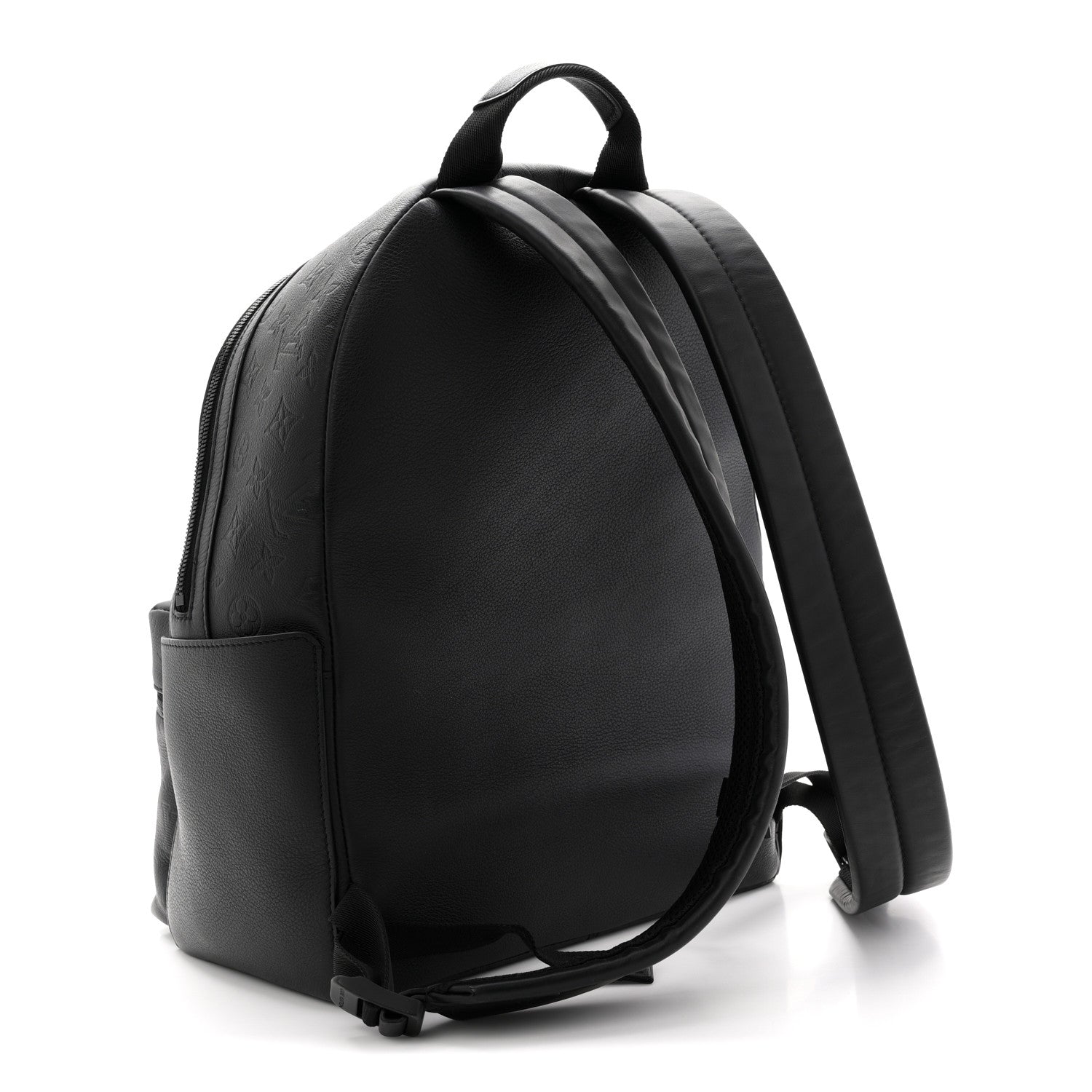 Louis Vuitton Calfskin Monogram Shadow Discovery Backpack  Black 3 of 10