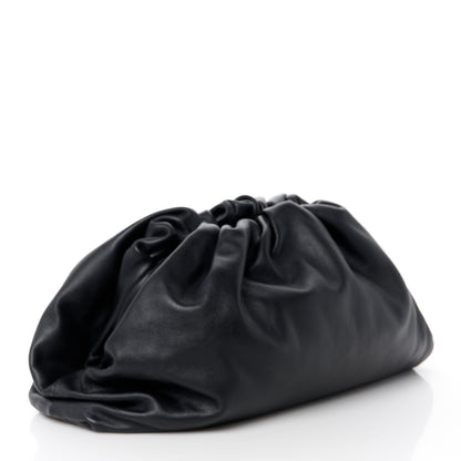 Bottega Veneta Smooth Butter Calf The Pouch Oversized Clutch Black 3 of 11