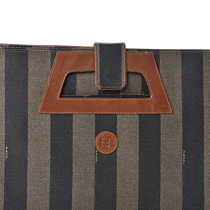 Fendi Pequin Fold Clutch Tobacco 7 of 8