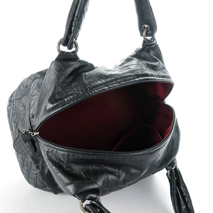 Chanel Aged Calfskin Coco Rider Bowling Bag Black 5 of 7