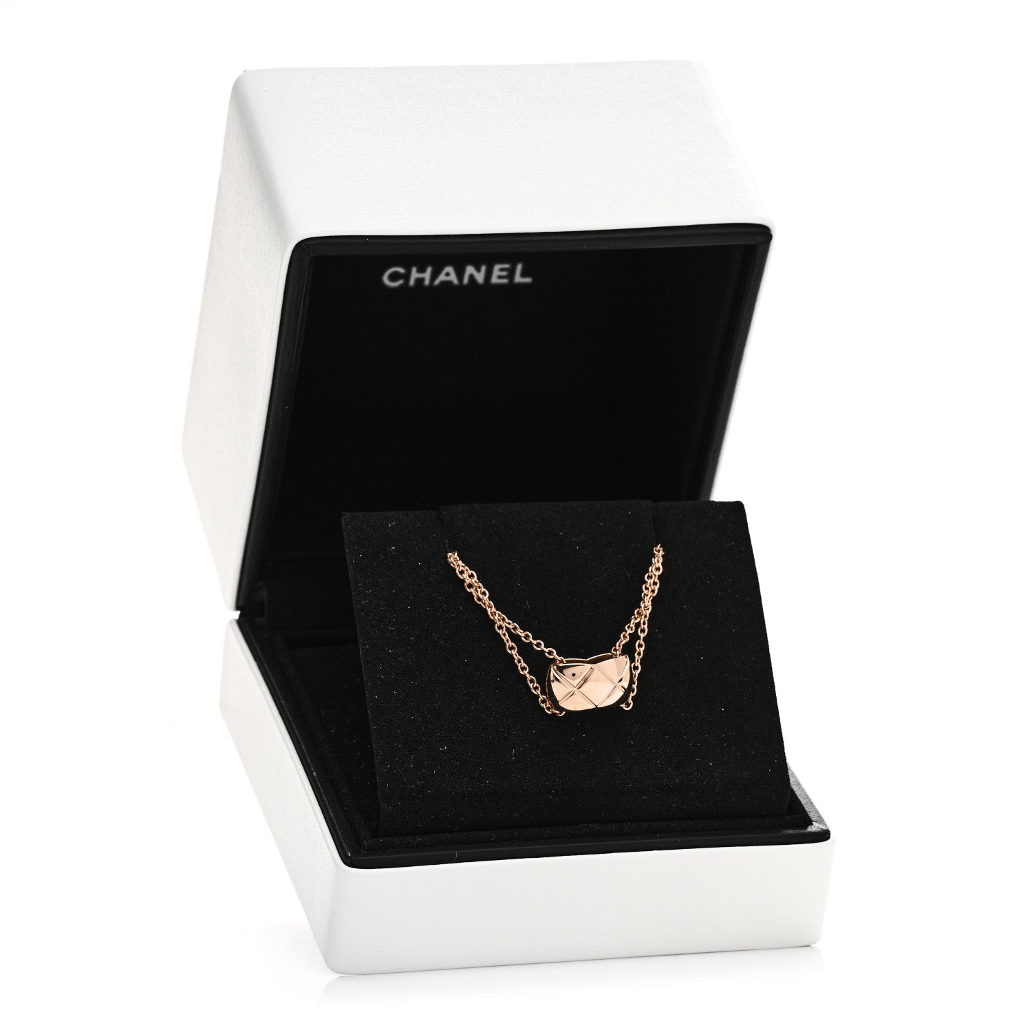 Chanel 18K Beige Gold Coco Crush Pendant Necklace 6 of 6