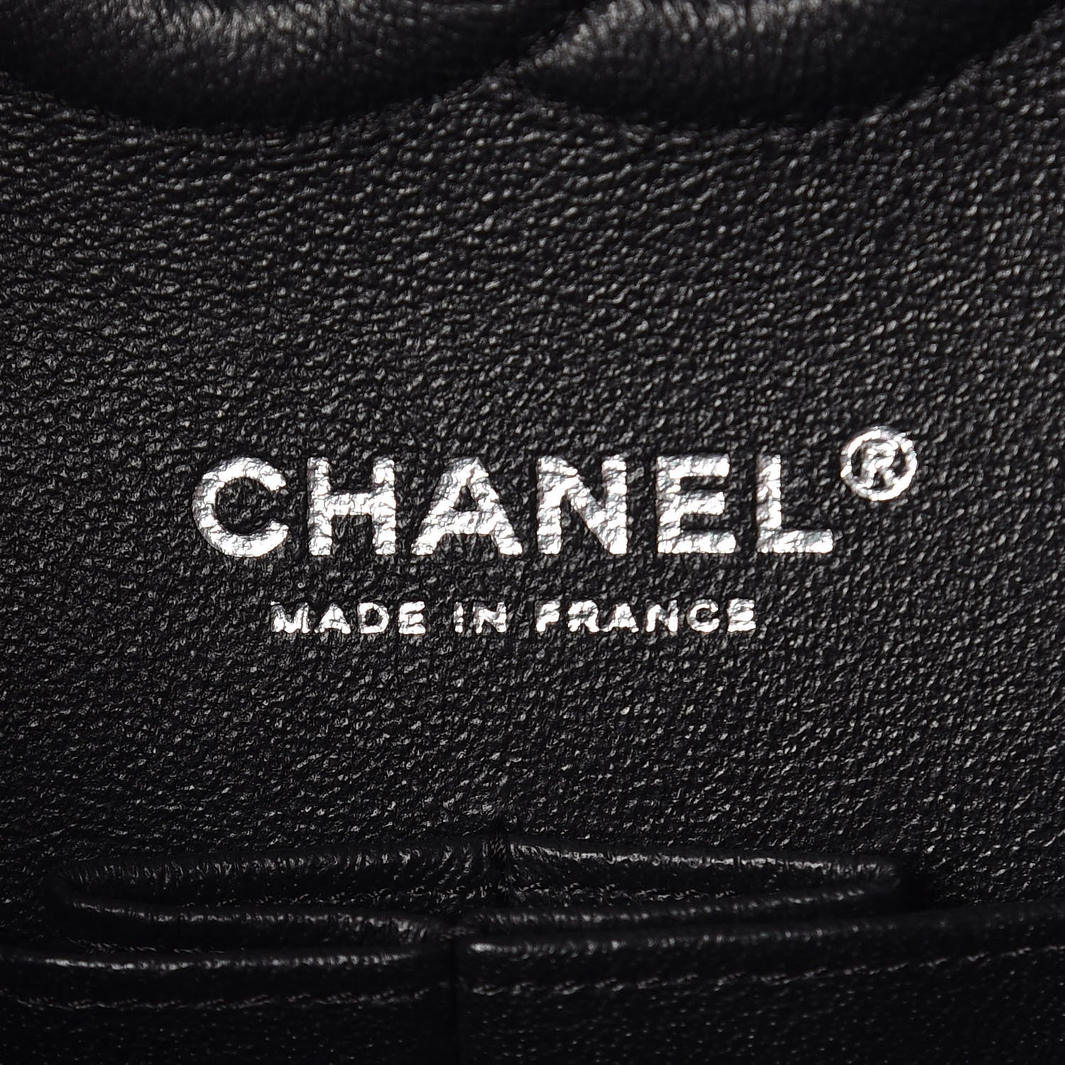 Chanel Crumpled Calfskin Quilted Medium Double Flap So Black 8 of 12
