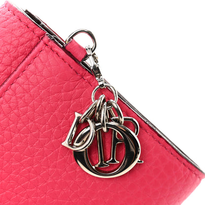 Christian Dior Bullcalf Diorissimo Envelope Wallet Rose Passion 9 of 11