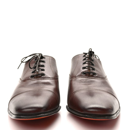 Hermes Calfskin Mens Philip Oxford 46 Black 2 of 10